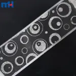 Fita de Natal feita de organza com arame
