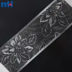 Fita de Natal feita de organza com arame