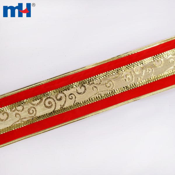 Cintas decorativas navideñas, cintas decorativas navideñas, cintas decorativas de terciopelo