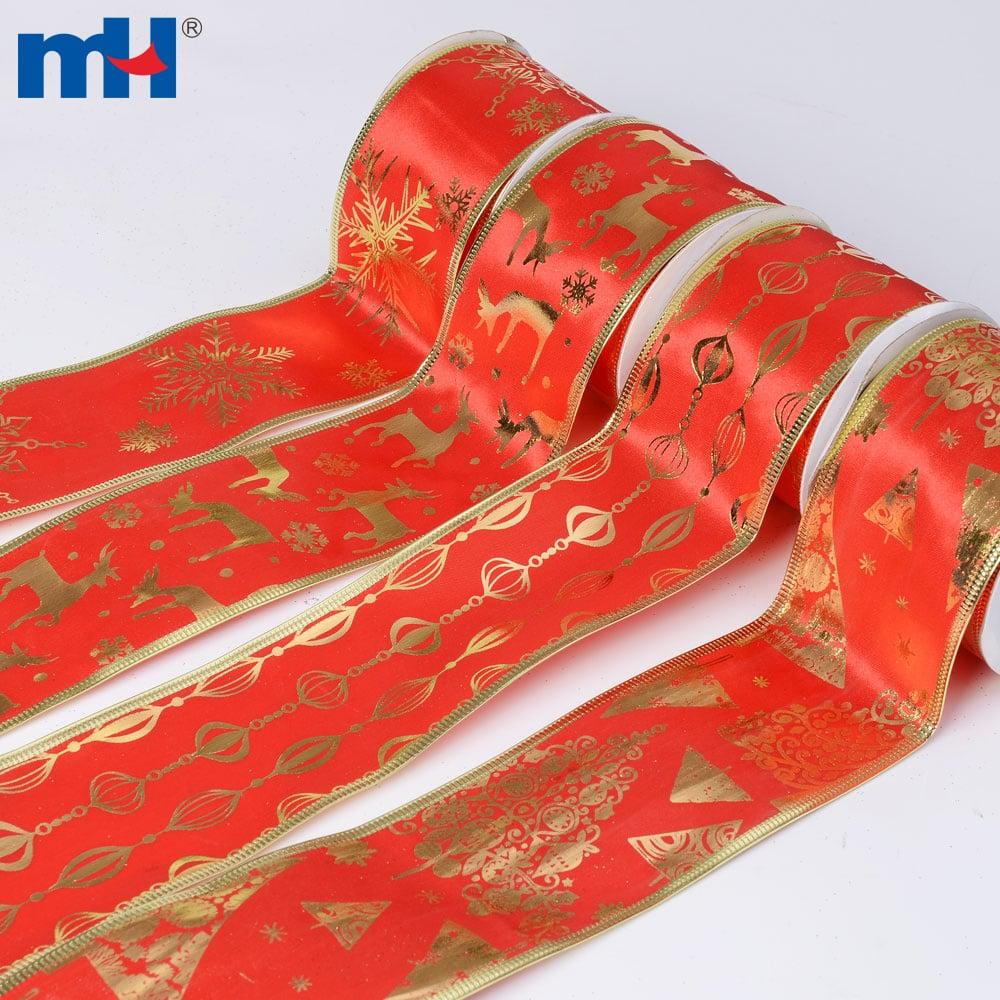 Christmas satin ribbon