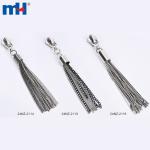 Frase n. 5 A/L Cursore per cerniera con tiretto decorativo in metallo