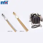 Sentence No. 5 A/L Zipper slider with decorative metal zipper puller